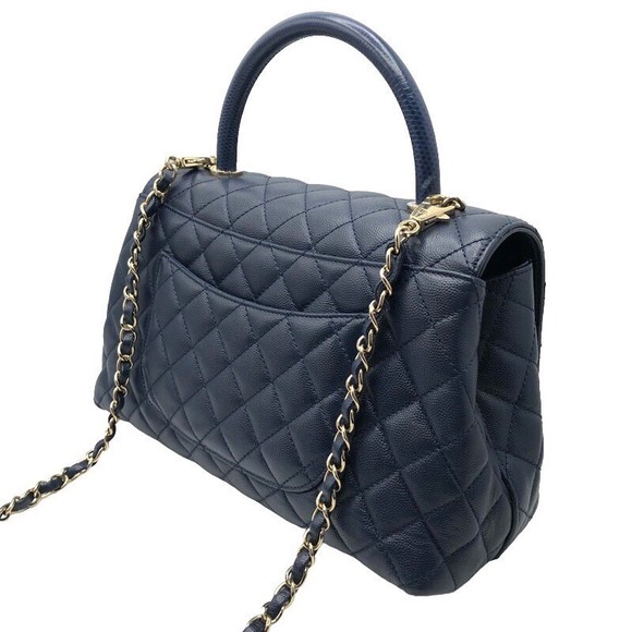 CHANEL Coco Handle Caviar Skin Handbag - Picture 2 of 16